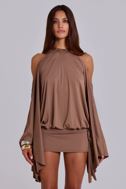 Alula Embellished Butterfly Mini Dress