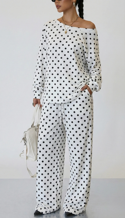 Polka Dot Lounge Set