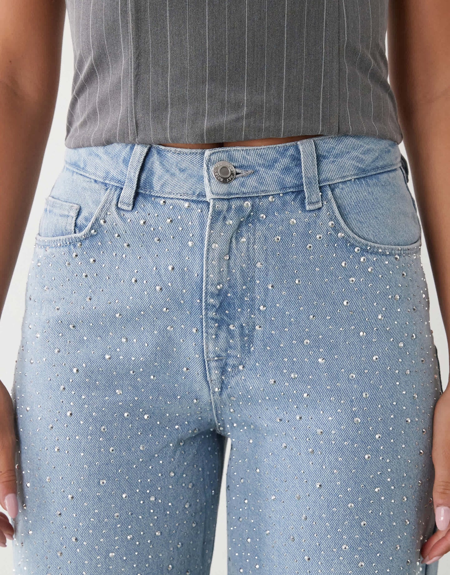 Fantasia Crystal Loose Fit Jeans